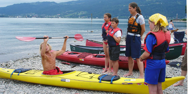 Seekajak-Touren auf dem Alten Rhein und Bodensee