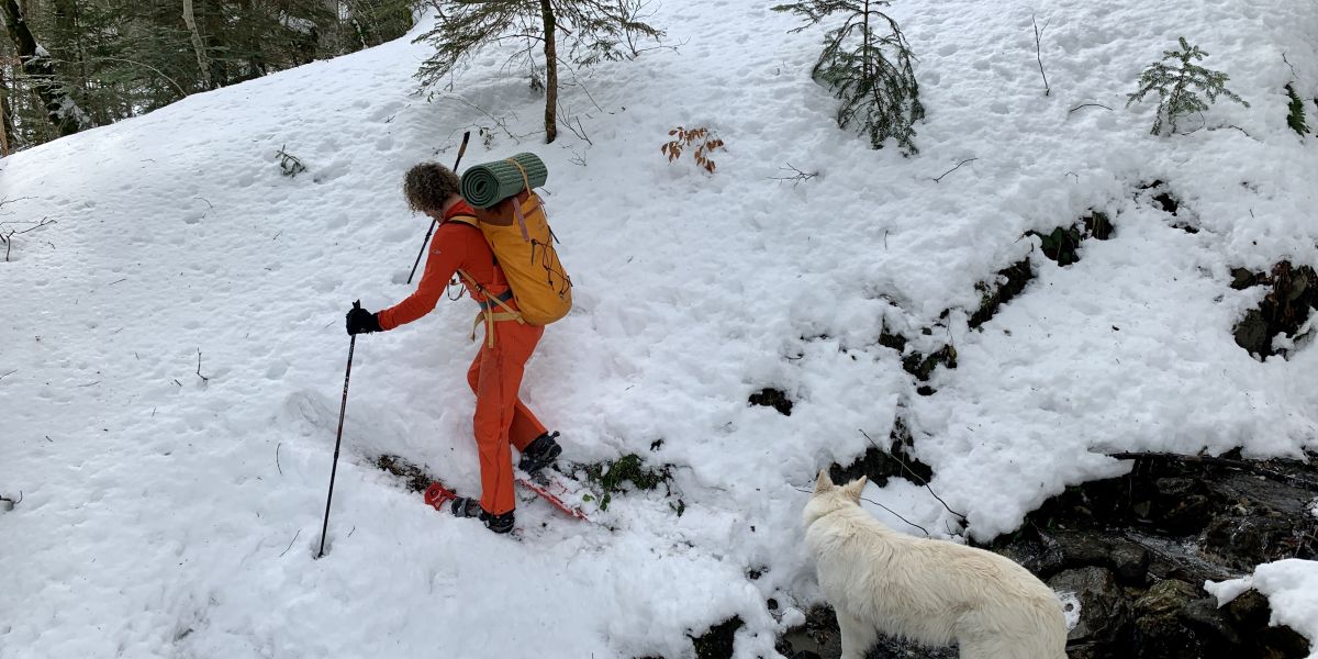 Schneeschuhwandern + Wasser + Feuer im Bregenzerwald